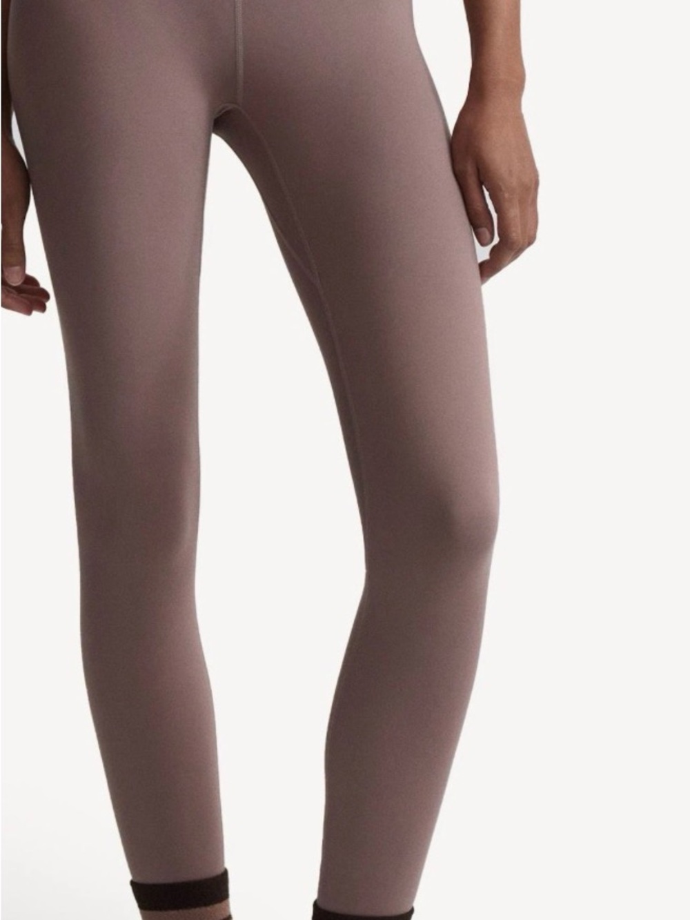 High-Rise Nude Leggings - Women Pants